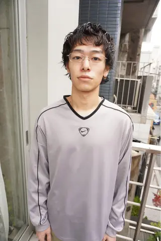 パーマ メンズ cime所属・cime(シィーム) 宮元茉里奈のヘアスタイル