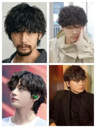 パーマ メンズ [pia]宮田 龍星のヘアスタイル