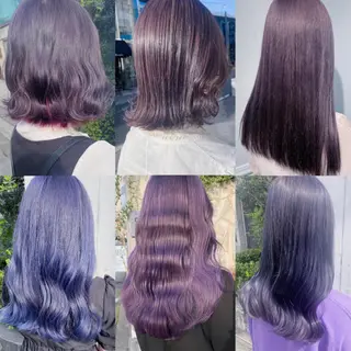 ロング カラー ヘアアレンジ 韓国レイヤーカット/ 儚げカラーチナツのヘアスタイル