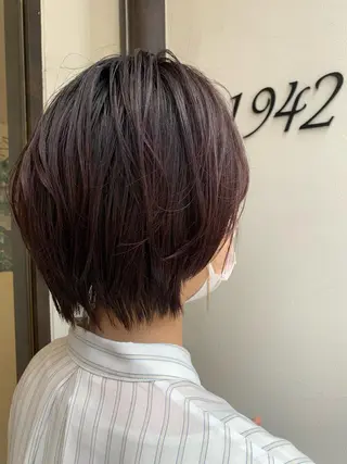 ショート カラー lounge×morio ikebukuro所属・田畑 優希のヘアスタイル
