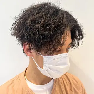 メンズ 長尾菜々美🐰 ／ハイトーンカラーのヘアスタイル