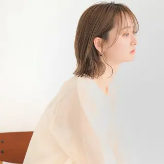 ミディアム 🎗️comoda 神戸三宮 髪質改善のヘアスタイル