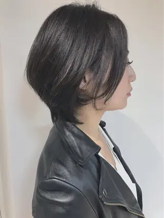 ショート カラー パーマ ヘアアレンジ ナツメダ ダイキのヘアスタイル
