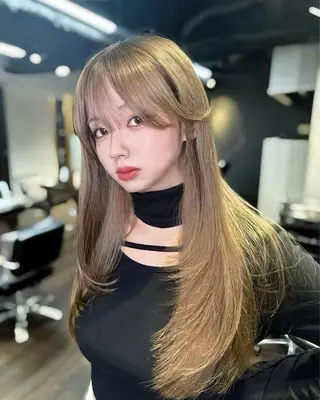 ロング カラー ワンホンヘア ケラチン/Kaitoのヘアスタイル