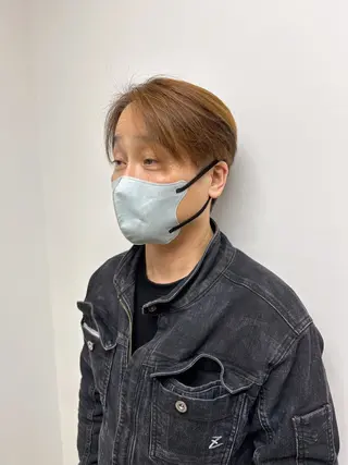 ショート 伶風/ボブ/ ヘーゼルベージュのヘアスタイル