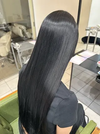 ロング パーマ 安藤 太一のヘアスタイル