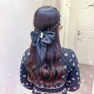 ヘアアレンジ 🎼艶感カラー ヘアメ たま🎀のヘアスタイル