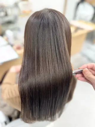 セミロング パーマ 【くせ毛さんのお悩み 解決🍀】栗橋のヘアスタイル