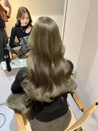 ロング カラー ヘアアレンジ ✨韓国/外国人風✨ 江原巧のヘアスタイル