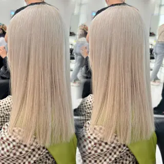 セミロング カラー 髪質改善/美髪矯正 艶髪/Takutoのヘアスタイル