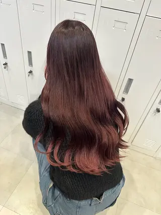 ロング カラー 💖ハイライト/ハイ トーン💖MIKIのヘアスタイル