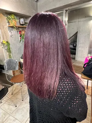 ロング 土田かほ/本日🈳 透明感カラー🍃のヘアスタイル