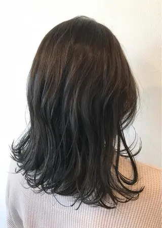ミディアム カラー 千葉 慎也のヘアスタイル