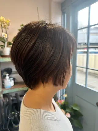 ショート Yoshida Yukoのヘアスタイル