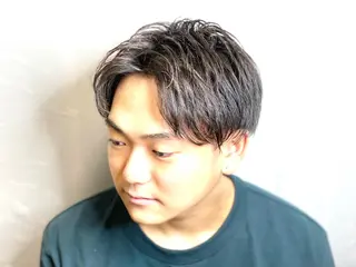 ミディアム メンズ HIRO GINZA 池袋東口店所属・林田 龍明のヘアスタイル