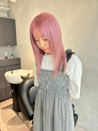 ロング カラー レイヤー/顔周り /AKARIのヘアスタイル