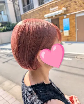 ショート カラー 似合わせカット🫶 得意です　曽根田のヘアスタイル