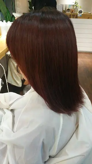 ミディアム カラー こだしま   みなのヘアスタイル