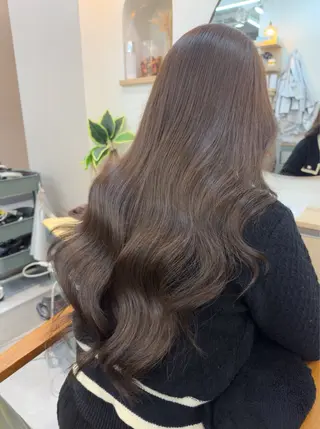 ロング カラー レイヤー/顔周り /いいぬまみかのヘアスタイル