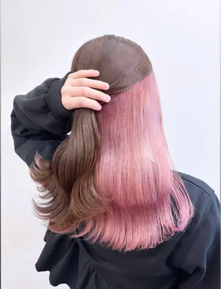 セミロング 近藤 楓花のヘアスタイル