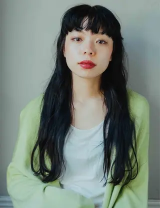 ロング カラー 透明感カラー/ くびれヘア/ユウユのヘアスタイル