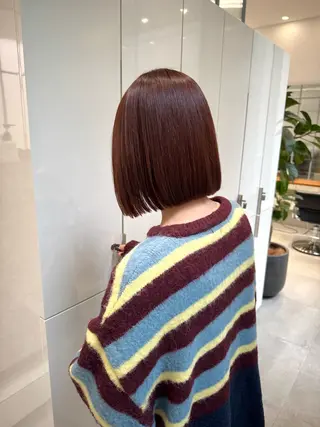 カラー ひかり／ベージュ ／似合わせカットのヘアスタイル