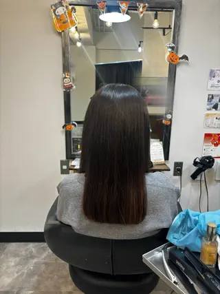 ミディアム 🌙透明感カラー／ 丁寧施術｜松本のヘアスタイル