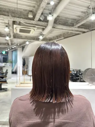 ミディアム カラー mario所属・松岡 陸弥のヘアスタイル