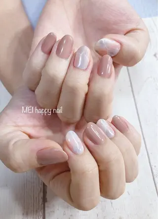 ネイル 北浦和 自爪育成ケアのネイルデザイン