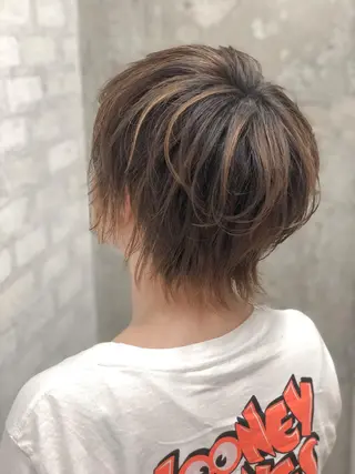 ショート カラー SALOWIN 二子玉川店所属・kei_____ SALOWINのヘアスタイル