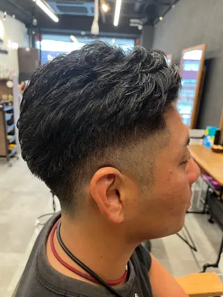ショート パーマ メンズ gracias所属・GRACIAS 本店 店長　植田のヘアスタイル