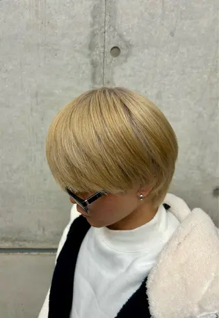 ショート カラー メンズ なりたひろと / メンズパーマのヘアスタイル