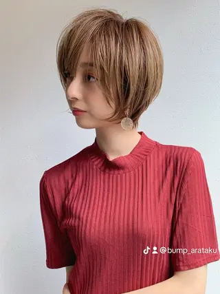 ショート ショートボブ/ 無料カット/荒砂のヘアスタイル