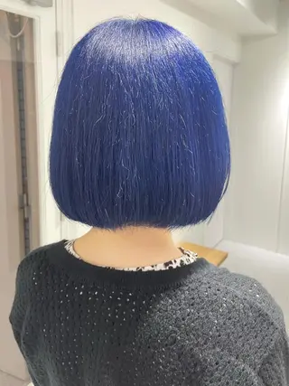 ミディアム カラー GO TODAY SHARE SALON 原宿本店所属・ブリーチ/ハイトーン 艶カラー/ユリナのヘアスタイル