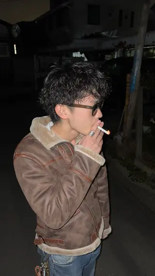 ミディアム メンズ 荻沼 快のヘアスタイル