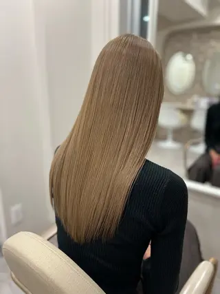 ロング 佐々木 雪菜のヘアスタイル