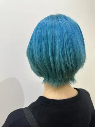 ショート カラー ボブxショートボブ 葛西凌大のヘアスタイル