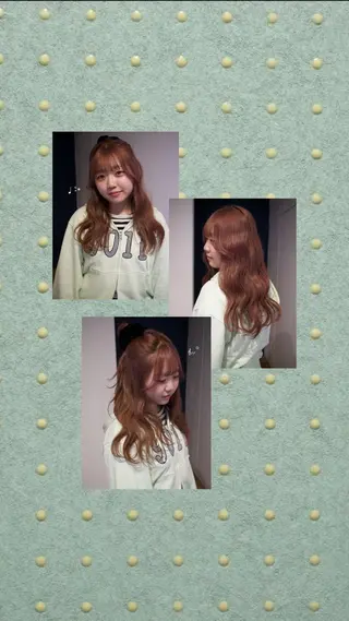 ロング カラー ヘアアレンジ ᵐⁱᵏⁱᵏᵒ / レイヤー★のヘアスタイル