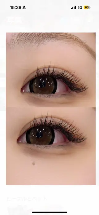 マツエク・マツパ マツエク・まつ毛パーマ・眉毛・ネイル専門店 eyelash&nail Lucia 阿倍野店 5F所属・mi oのマツエク・マツパデザイン