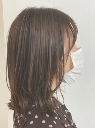 ミディアム カラー ✨オール年代🆗 🤍内田亜由子のヘアスタイル