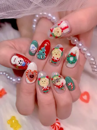 ネイル シェアサロンLei.g(レイジー)所属・3Dアートネイル💗 都築レナのネイルデザイン