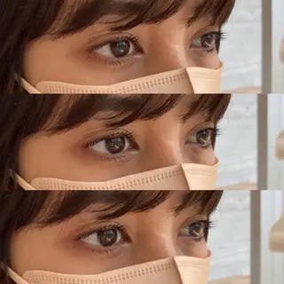 セミロング パーマ キッズ ネイル マツエク・マツパ アイブロウ 𓊆ᶠᵉᵉʸ𓊇 ᶜᴴᴵᴴᴬᴿᵁのマツエク・マツパデザイン