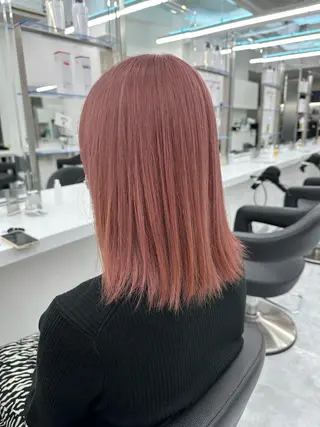 ロング カラー ヘアアレンジ ダブルカラー 韓国ヘアKYONのヘアスタイル