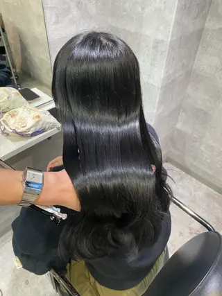 ロング _WHITE難波店[アンダーバーホワイト]所属・艶カラー/髪質改善 /韓国風/中村嘉秀のヘアスタイル