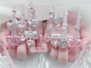 ネイル MoMoA Nail ネイル長さ出し専門店のネイルデザイン