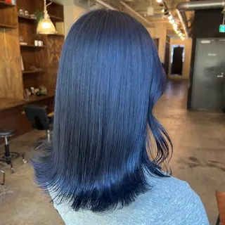 セミロング カラー Rino kanayama所属・Rino 金山 / 宮澤 萌のヘアスタイル