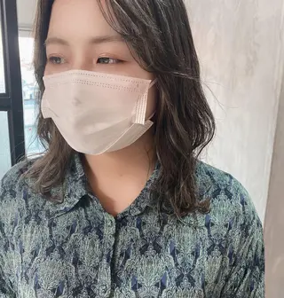 ミディアム カラー ヘアアレンジ stylist/蛯谷 珠里のヘアスタイル