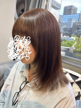 ミディアム RUE5所属・🫧ストレート/ ボブ　真鍋 衿奈🫧のヘアスタイル