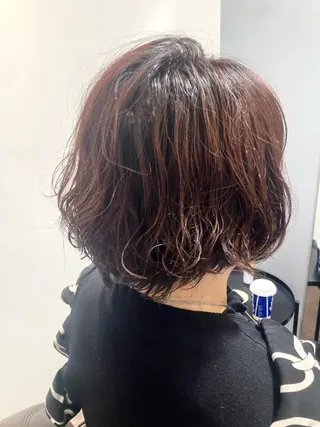 ミディアム カラー パーマ DEARS徳島店所属・髪質改善Dears 藤井のヘアスタイル