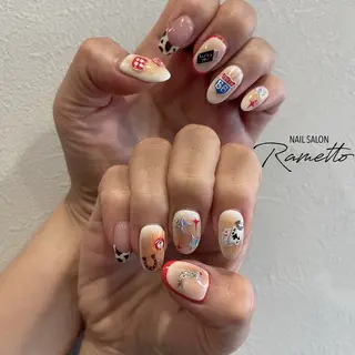ネイル NAILSALON Ramettoのネイルデザイン